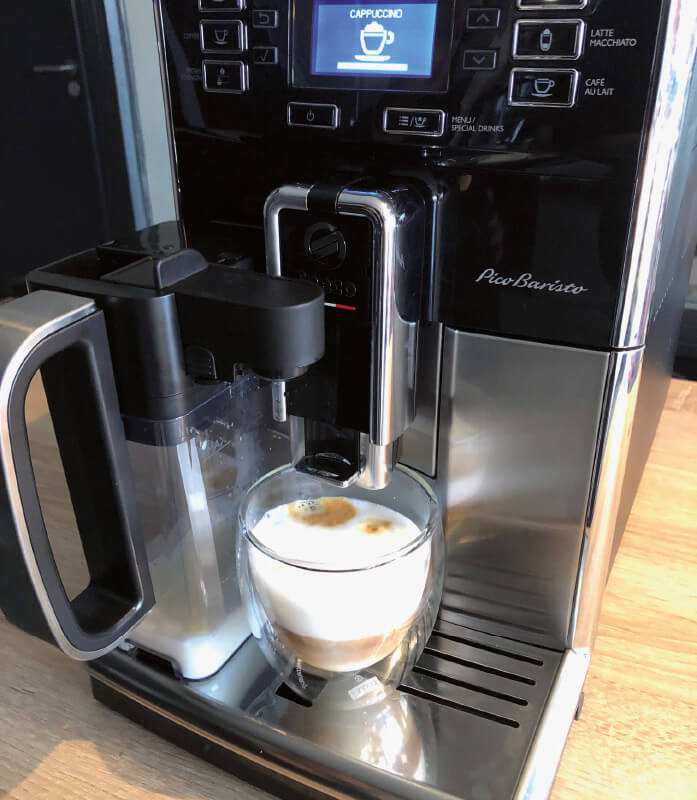La machine à café PicoBaristo de Saeco 1